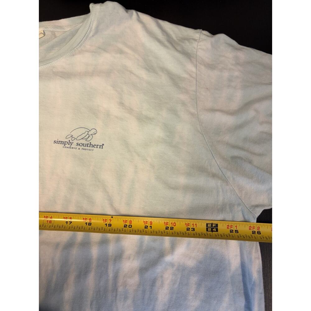 Simply Southern Women’s Top Sea Turtle Conserve & Protect Beach Scene XXL Preppy - Picture 5 of 7